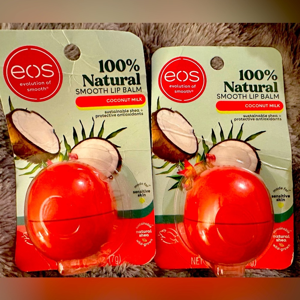 EOS Super Soft Shea Lip Balm, Coconut Milk 0.25 oz (Pack of 2)